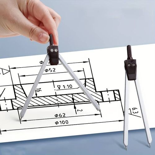 23pcs Ensemble D'outils De Dessin Mécanique, Papeterie De Dessin De Construction Technique – Image 3