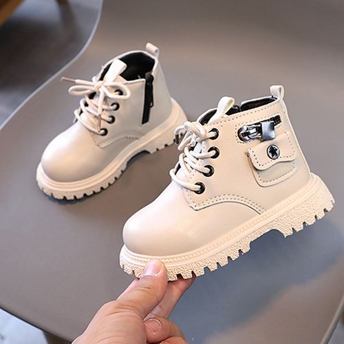 Bottes Martin Enfant - Beige – Image 2