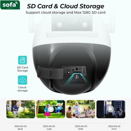 Caméra smart double objectif d’extérieur 4MP PTZ – Image 5