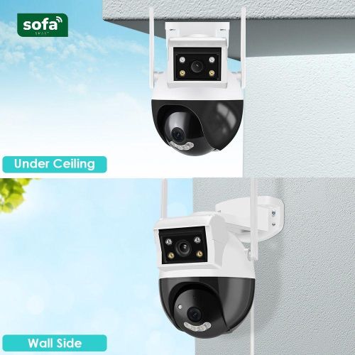 Caméra smart double objectif d’extérieur 4MP PTZ – Image 4