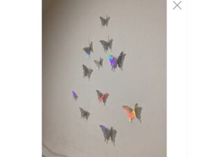 30 Autocollants Décoratifs Papillon 3D - Multicolore