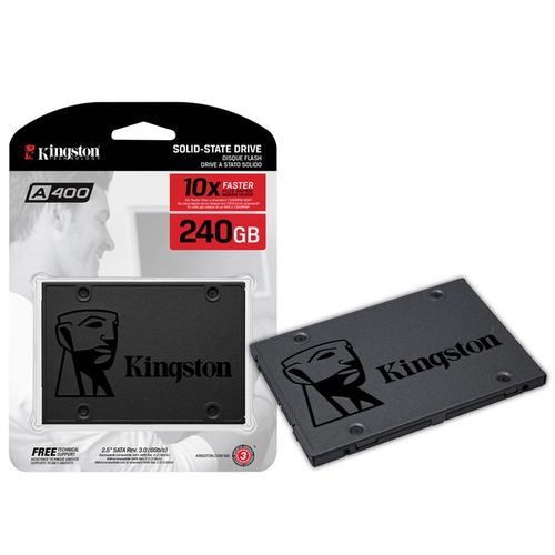 Kingston Disque SSD SATA 2.5- 240 GIGA- NOIR