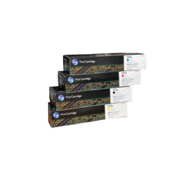 Pack De 4 Cartouches De Toner Lasercolor 117A - Black, Cyan, Yellow, Magenta