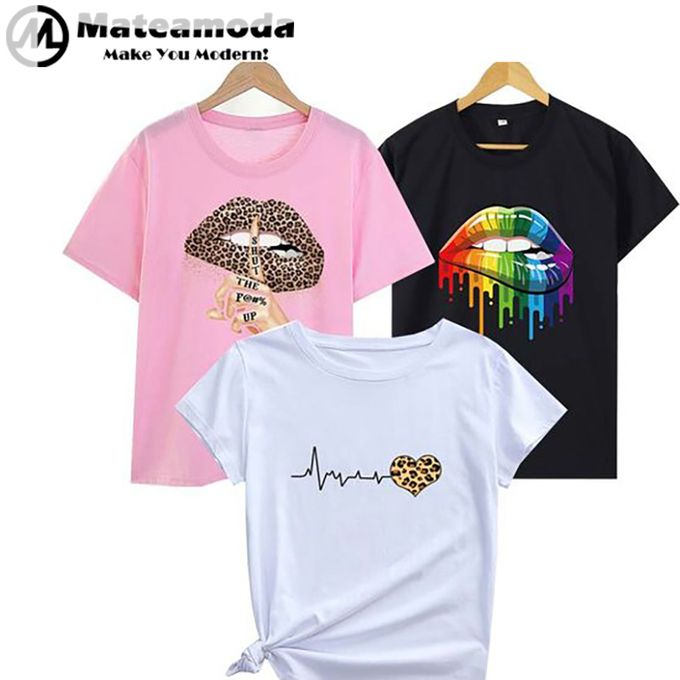 ateamoda 3 Pcs Femmes T-Shirt Femmes Tops T-Shir