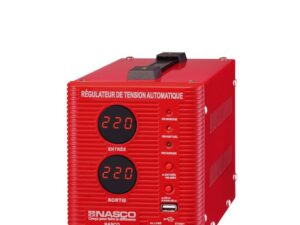 Boutique Officielle Offre Tech Week Nasco Stabilisateur 2000Va Compteur Digital Nas-2000Va-Rr - / Rouge
