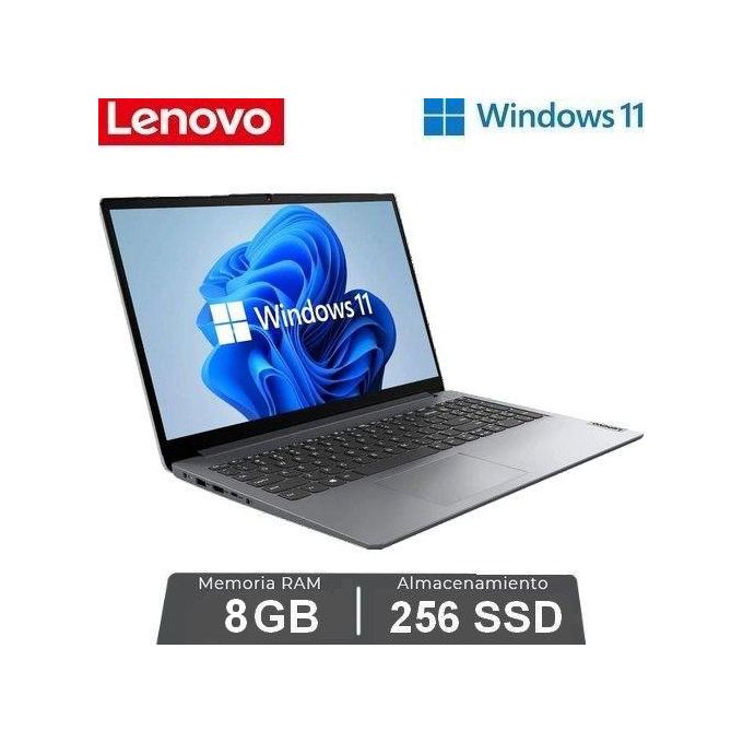 Lenovo - Ideapad 1 -Dualcore - 8 Go / 256 Go SSD - Windows 11 - Windows 11 garantie 12 Mois