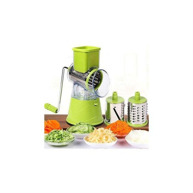 Blender Trancheuse à Légumes Manuel 3en1 Râpeuse Pour Concombres, Oignons, Tomates, Fromages