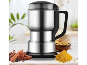 Mini Moulin à grain Electrique à lame en acier inoxydable puissante de 400 W