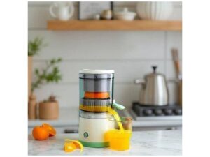 Presse Jus Presse-agrumes électrique Rechargeable, Récipient Amovible, Extracteur De Jus