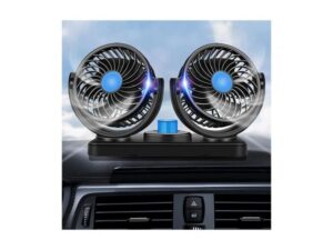 Ventilateur Avec Deux Têtes Pour Voiture
