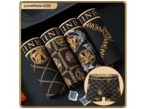 ASHION Sous-vêtements pour hommes 4 pièces