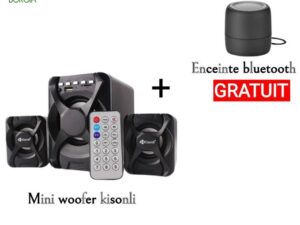 Kisonli Mini Chaine Ouffer + Enceinte Bluetooth Gratuit