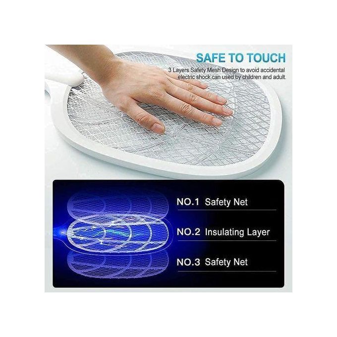 Raquette Anti-Moustique Lumineuse - Rechargeable – Image 3