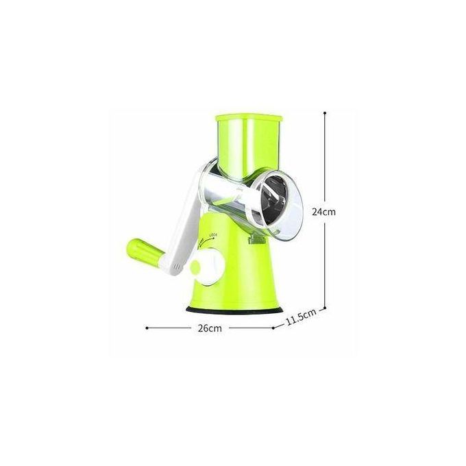 Blender Trancheuse à Légumes Manuel 3en1 Râpeuse Pour Concombres, Oignons, Tomates, Fromages – Image 6