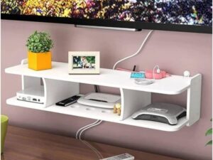 Étagère TV flottante, support TV flottant mural - 60cm