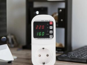 Prise de protection de tension automatique 16 A affichage led