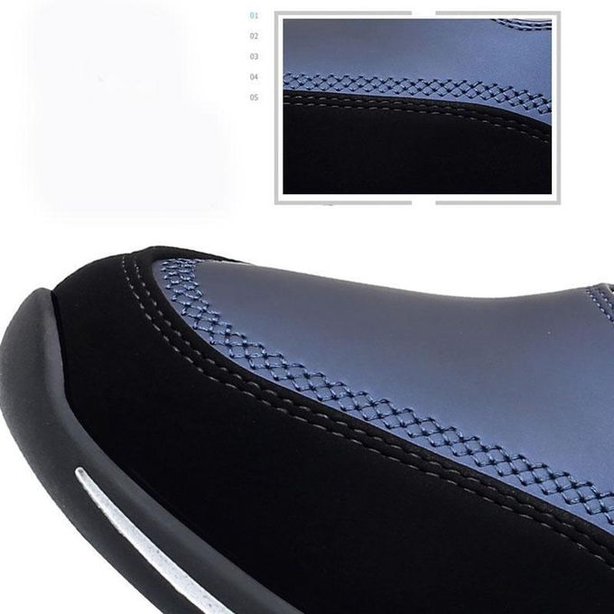 AIDAILU Chaussures Mocassins Pour Hommes PU - Bleu – Image 6