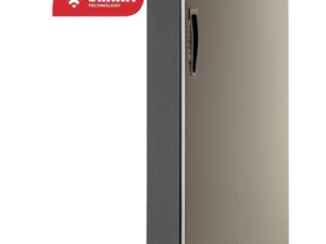 SMART TECHNOLOGY Congélateur Vertical Smart 190 Litres (STCD-348) – Design Argent Élégant avec 6 Tiroirs, Poignée raffinée, Système de Verrouillage par Clé, Grille à l'arrière et Garantie 12 Mois.