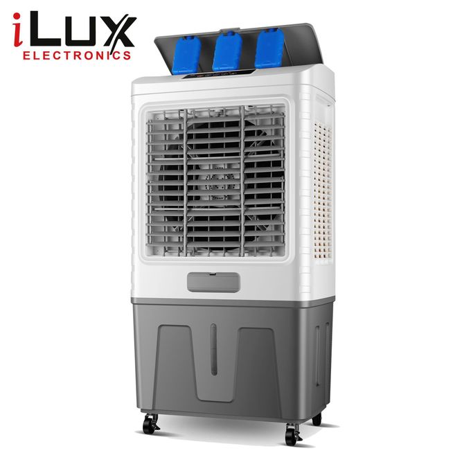 Ilux Ventilateur à Eau Refroidisseur - LX-1145-R - 60L - 350W - 1 Mois De Garantie