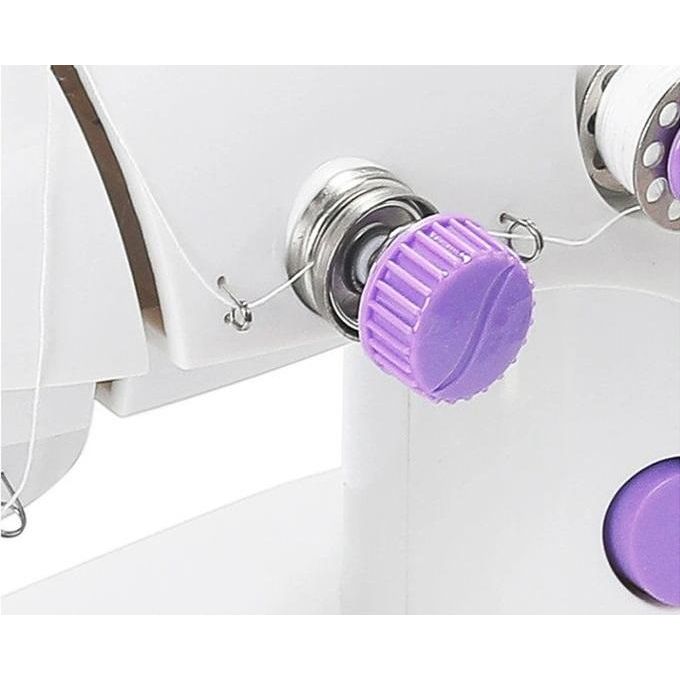 Machine A Coudre électrique - Portable - 12 Points Différents - Mini Machine A Coudre - Couture Semi-automatique, Points Utiles, élastiques Et Décoratifs, Multifonction (202 -Lampe) – Image 5