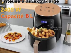 SILVER CREST Friteuse A Air Capacité 8L- Air Fryer - Noir