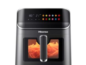 Hisense Friteuse A Air - H06AFBS2S3 - 6.7L Net - Digital - Circulation D'Air Chaud - Noir - 10 Programmes De Friture