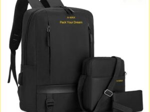 LM LM-Sac à dos multifonctionnel 3 en 1 -3 - Noir