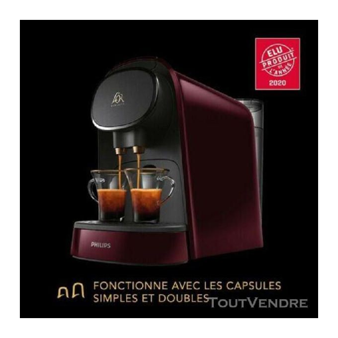 Philips MACHINE NESPRESSO® L'OR BARISTA® PHILIPS DOUBLE SORTIE ROUGE